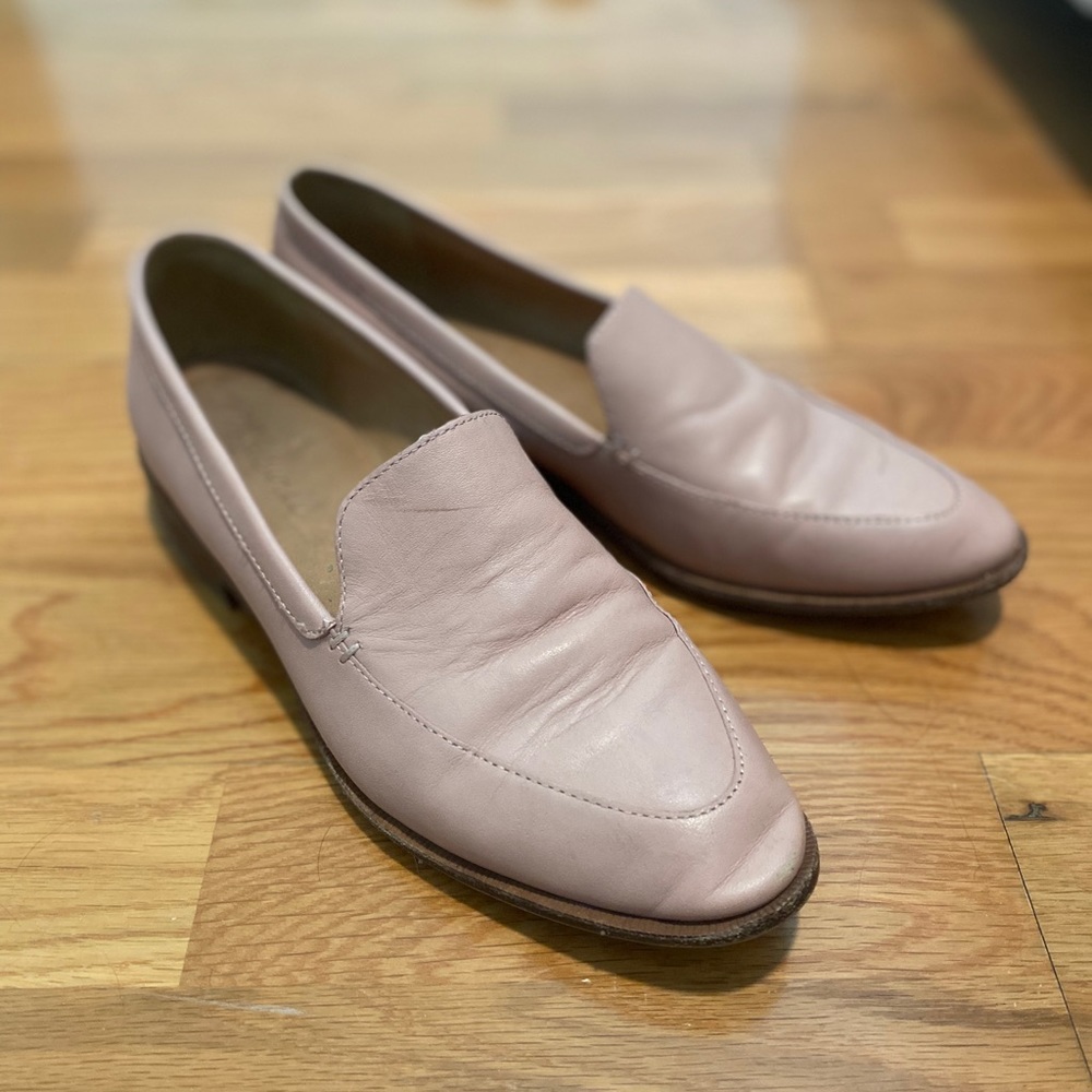 Madewell Blush Leather Loafers • US 7